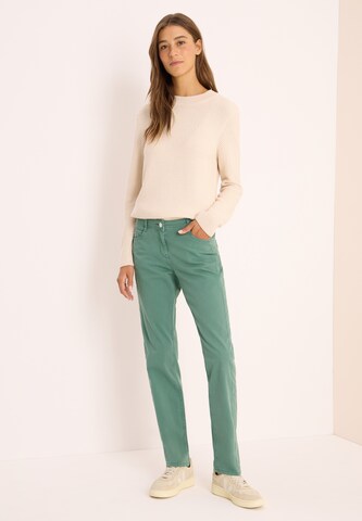 CECIL Slimfit Jeans in Grün