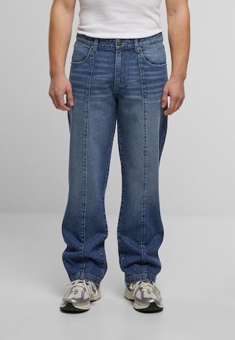 Urban Classics Flared Jeans in Blue: front