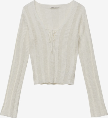 Pull&Bear Tröja i beige: framsida