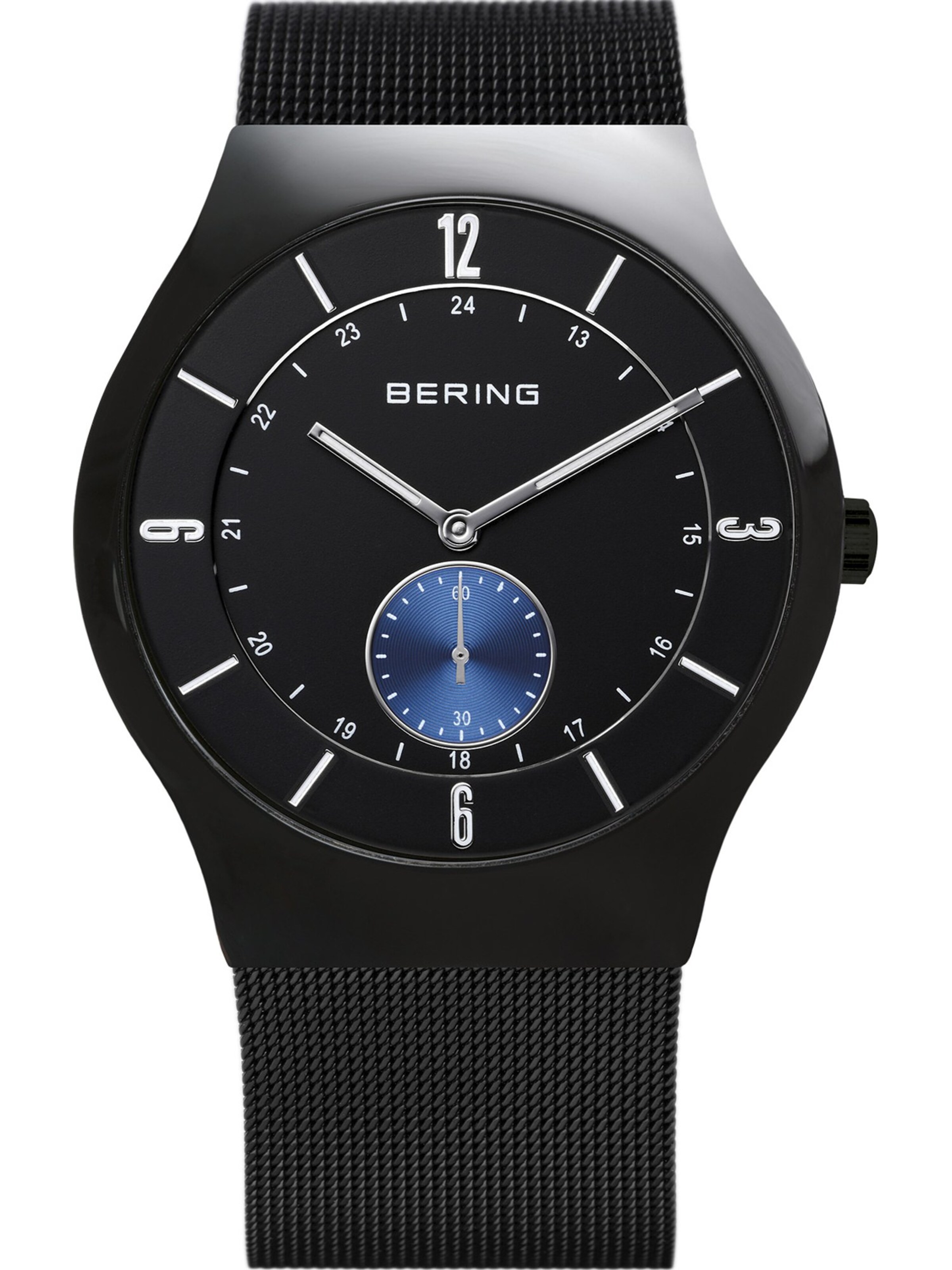 BERING Uhr in Schwarz: Vorderseite