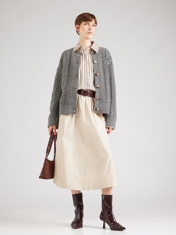 SELECTED Strickjacke 'SLFNELLY' in Grau