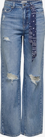 Wide leg Jeans 'Molly' de la ONLY pe albastru: față
