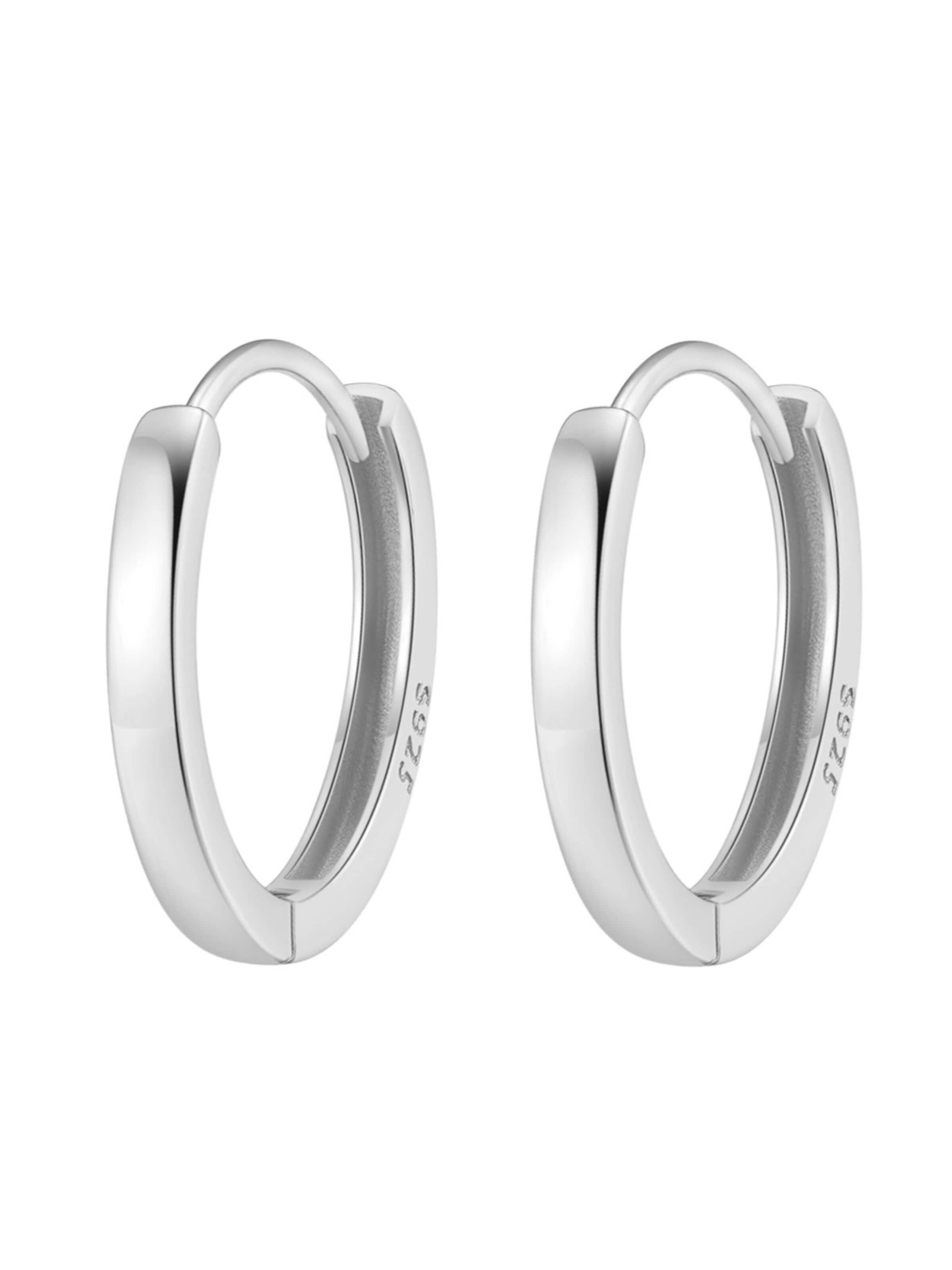 Boucles d'oreilles 'Band' Hey Happiness en argent