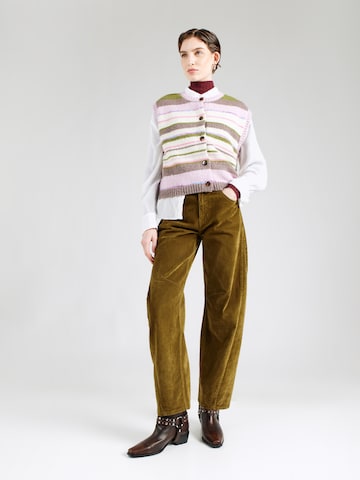 TOPSHOP Loosefit Παντελόνι 'TULLE' σε πράσινο