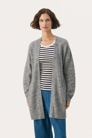 Cardigan 'Leanni' Part Two en gris : devant