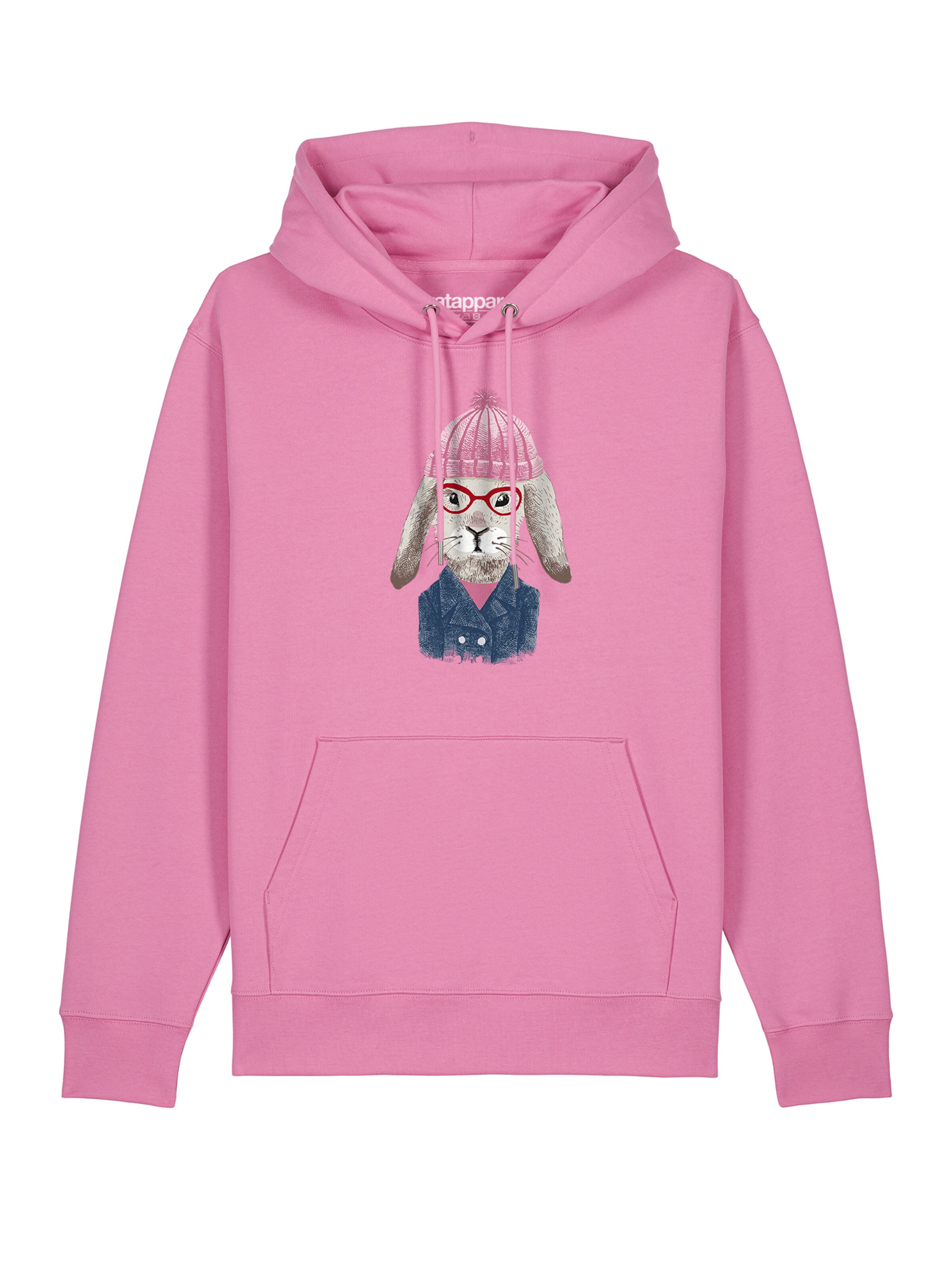 Sweat-shirt 'Hase' Watapparel en rose : devant