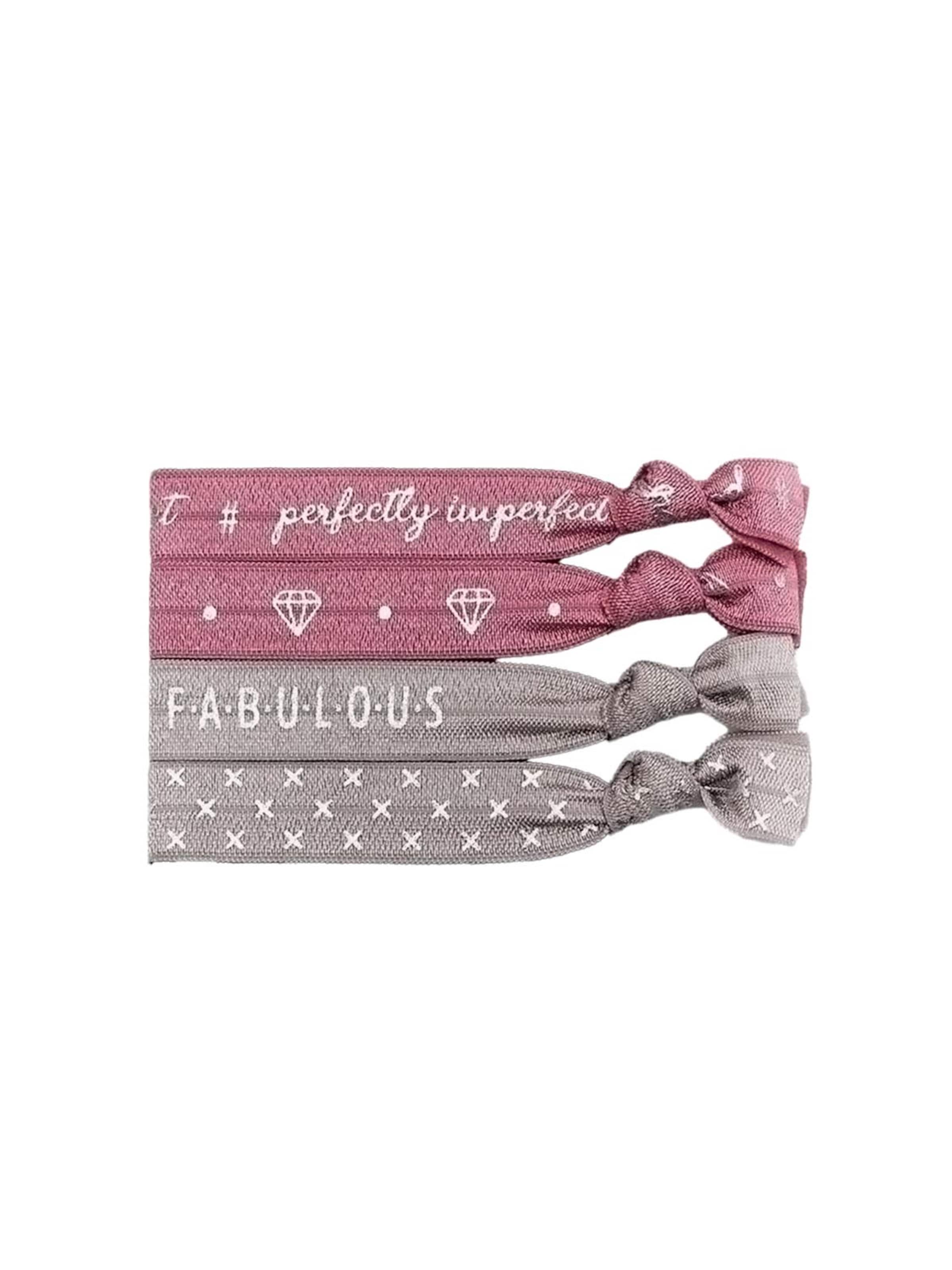 Laceup Armband in Roze: voorkant