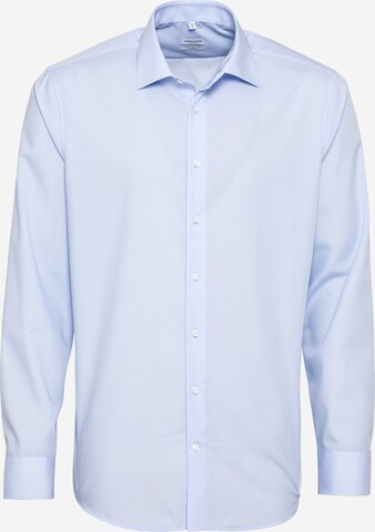 Coupe slim Chemise business SEIDENSTICKER en bleu : devant