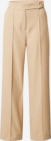 IMPERIAL - Loosefit Pantalón de pinzas en beige: frente