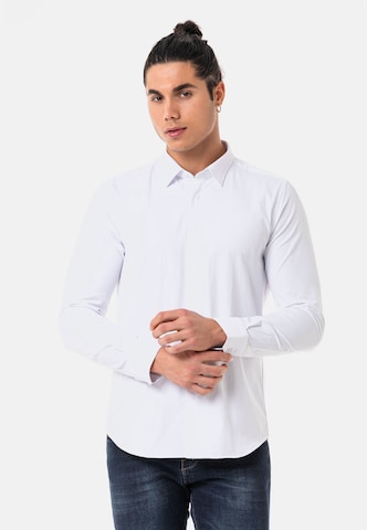 Redbridge Regular fit Business Shirt in White: front