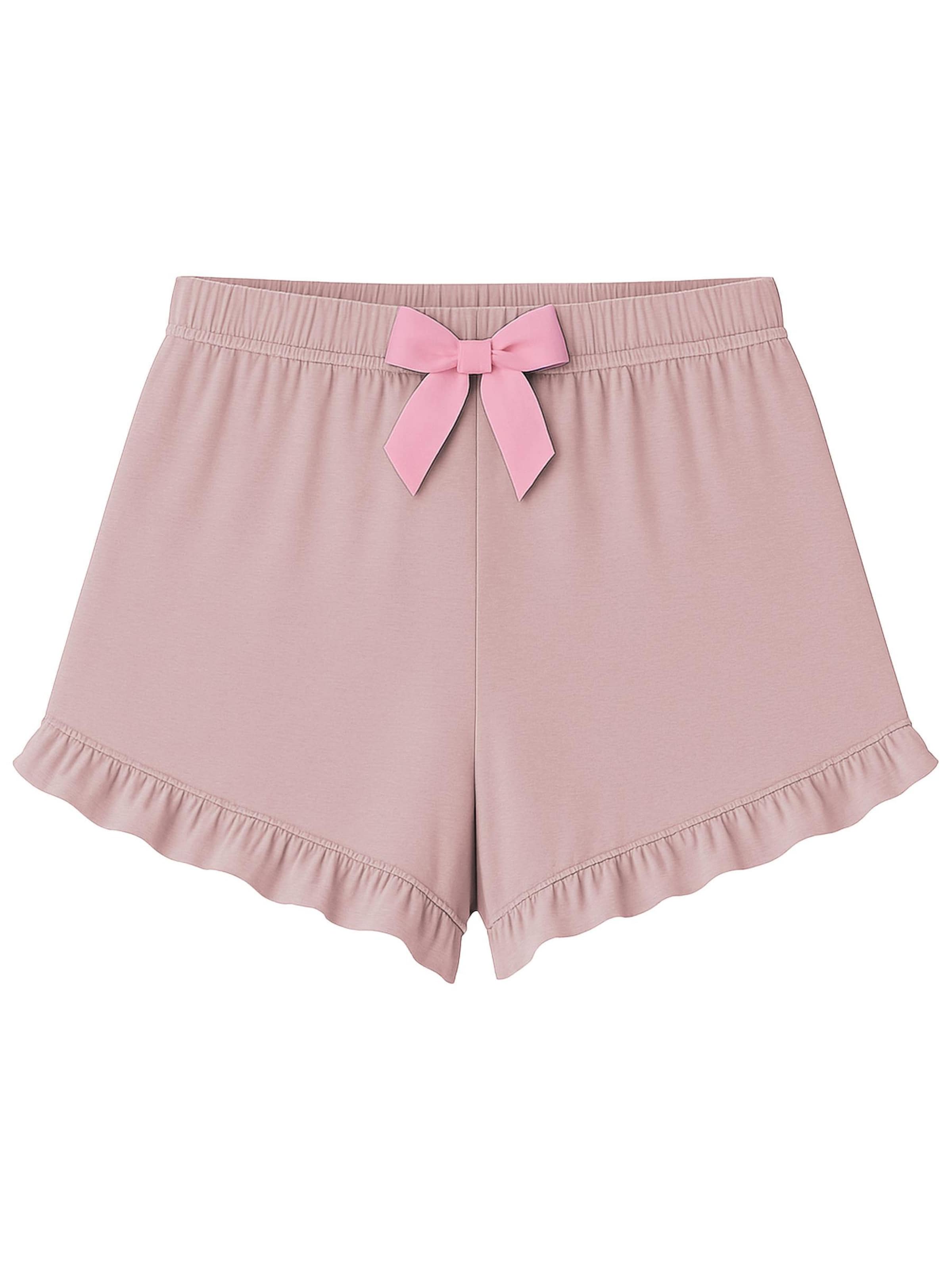 Vivisence Pyjamabroek '2101' in Roze: voorkant