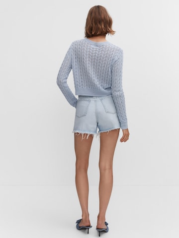 MANGO Regular Shorts 'ANDY' in Blau