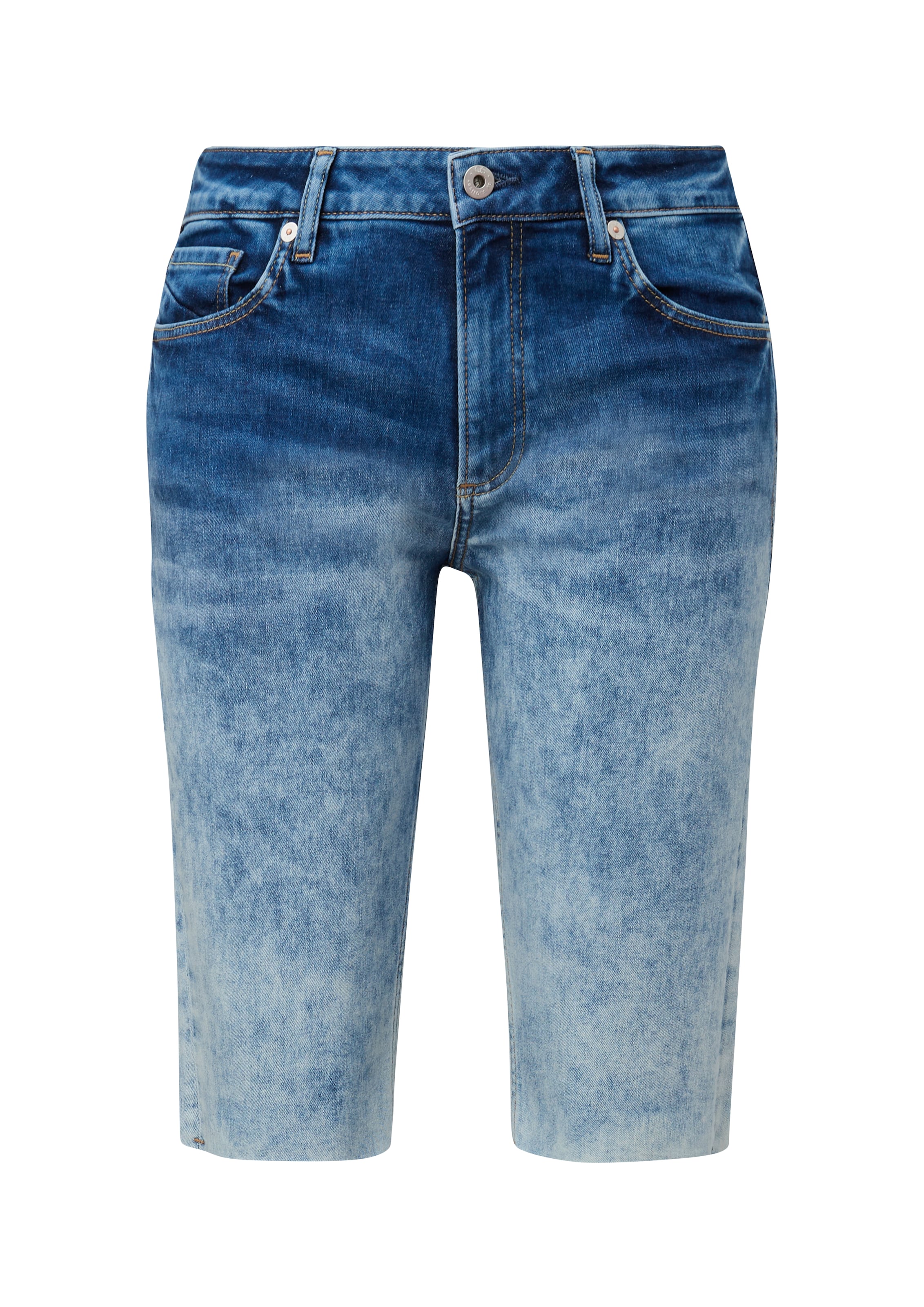 QS Slimfit Jeans in Blau: Vorderseite