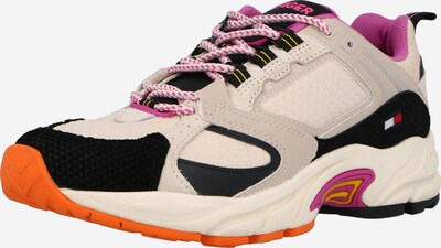 Tommy Jeans Sneakers in Beige / Fuchsia / Black, Item view