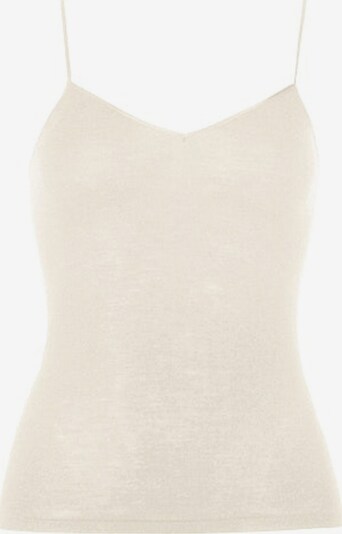 Hanro Top 'Woolen Silk' in offwhite, Produktansicht