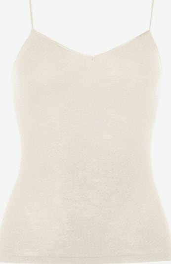 Hanro Top 'Woolen Silk' in S in offwhite, Produktansicht