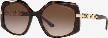 Lunettes de soleil MICHAEL Michael Kors en marron : devant