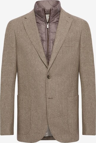 Boggi Milano Regular fit Suit Jacket in Brown: front