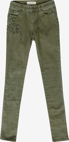 KOROSHI Regular Farkut värissä vihreä: etupuoli