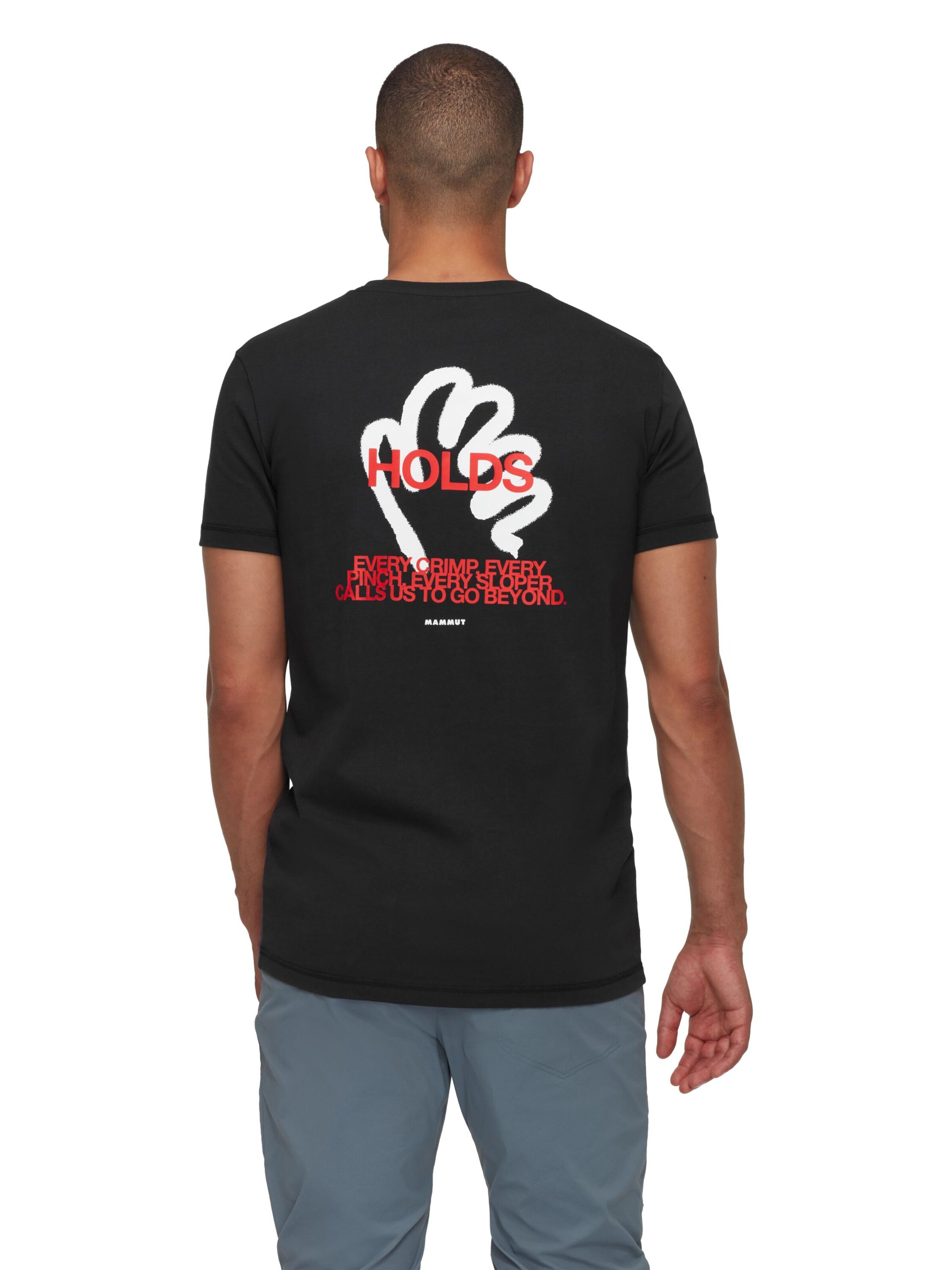 MAMMUT Performance Shirt 'Massone Hold' in Black: front