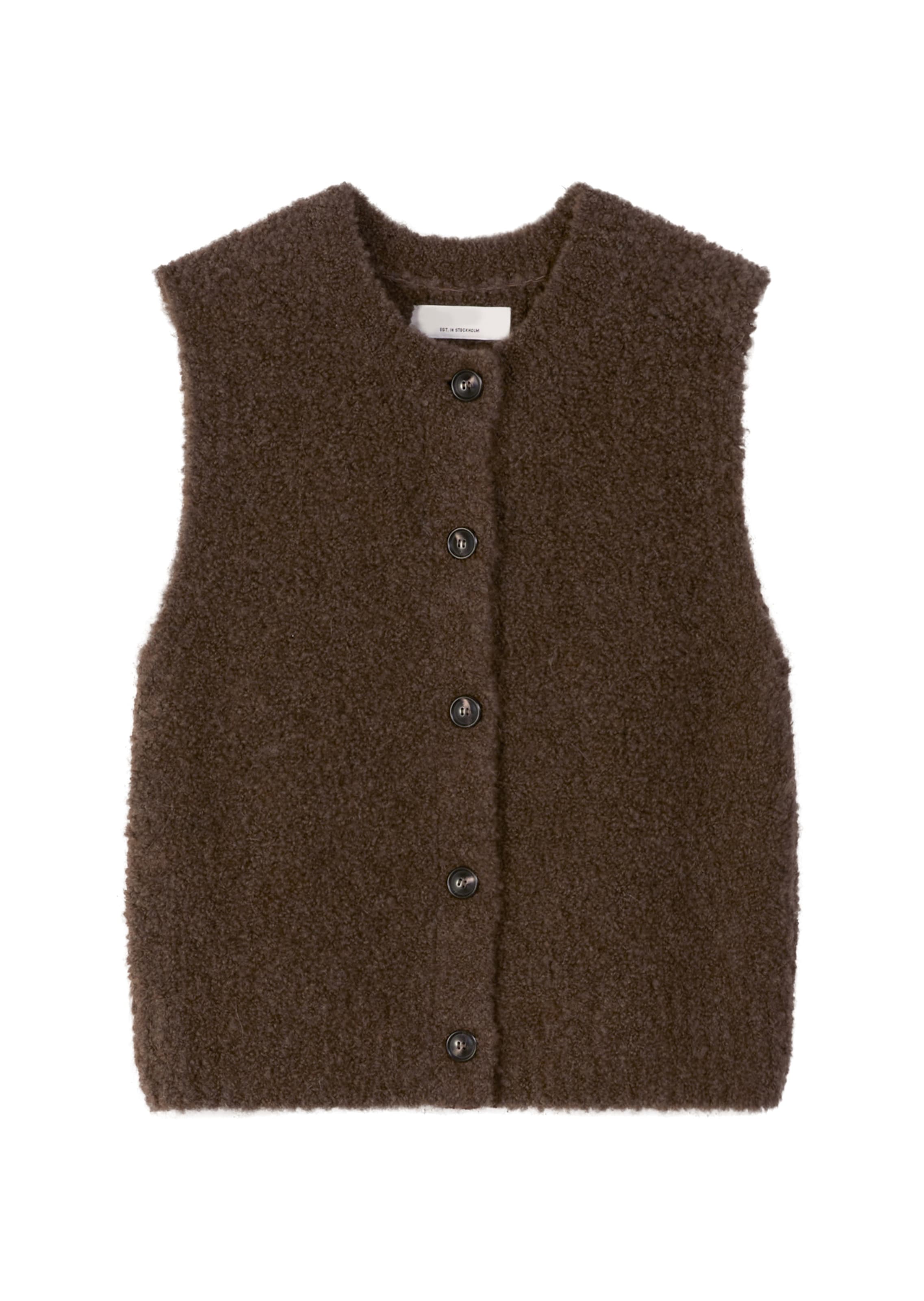 Marc O'Polo Knit cardigan in Brown: front