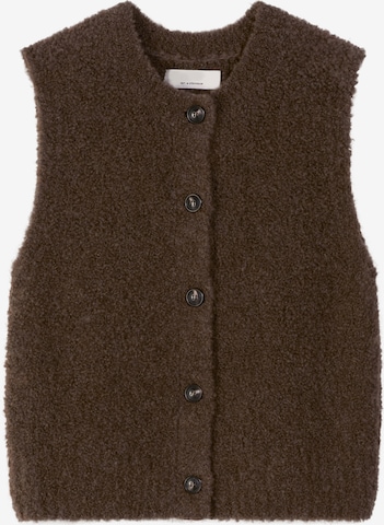 Cardigan Marc O'Polo en marron : devant