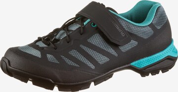 SHIMANO Athletic Lace-Up Shoes in Grey: front