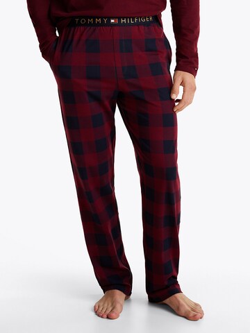 TOMMY HILFIGER Pyjamasbukse i rød: forside