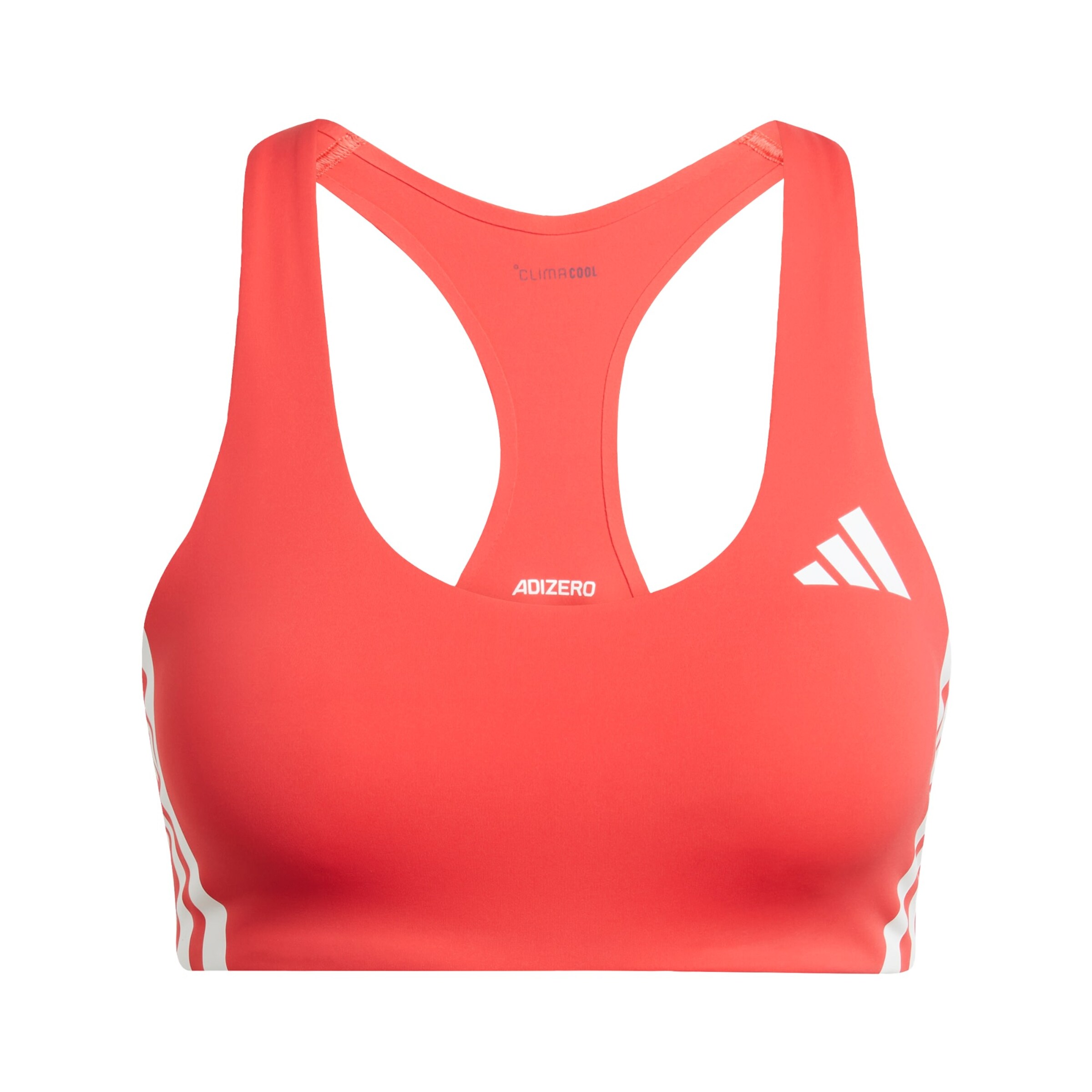 Bustier Soutien-gorge de sport 'Adizero' ADIDAS PERFORMANCE en rouge : devant