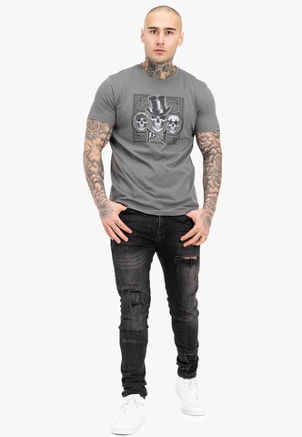 T-Shirt ' SKULL' Tapout en gris