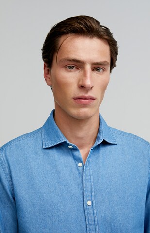 Coupe regular Chemise 'Foster' Scalpers en bleu