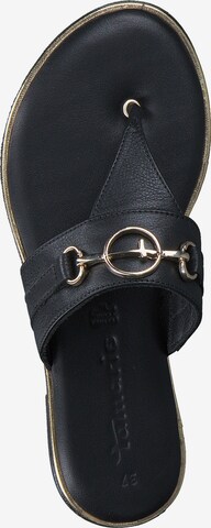 TAMARIS T-bar sandals in Black