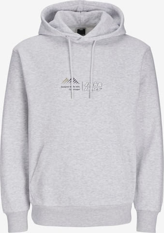 Sweat-shirt 'JCOLima' JACK & JONES en gris : devant