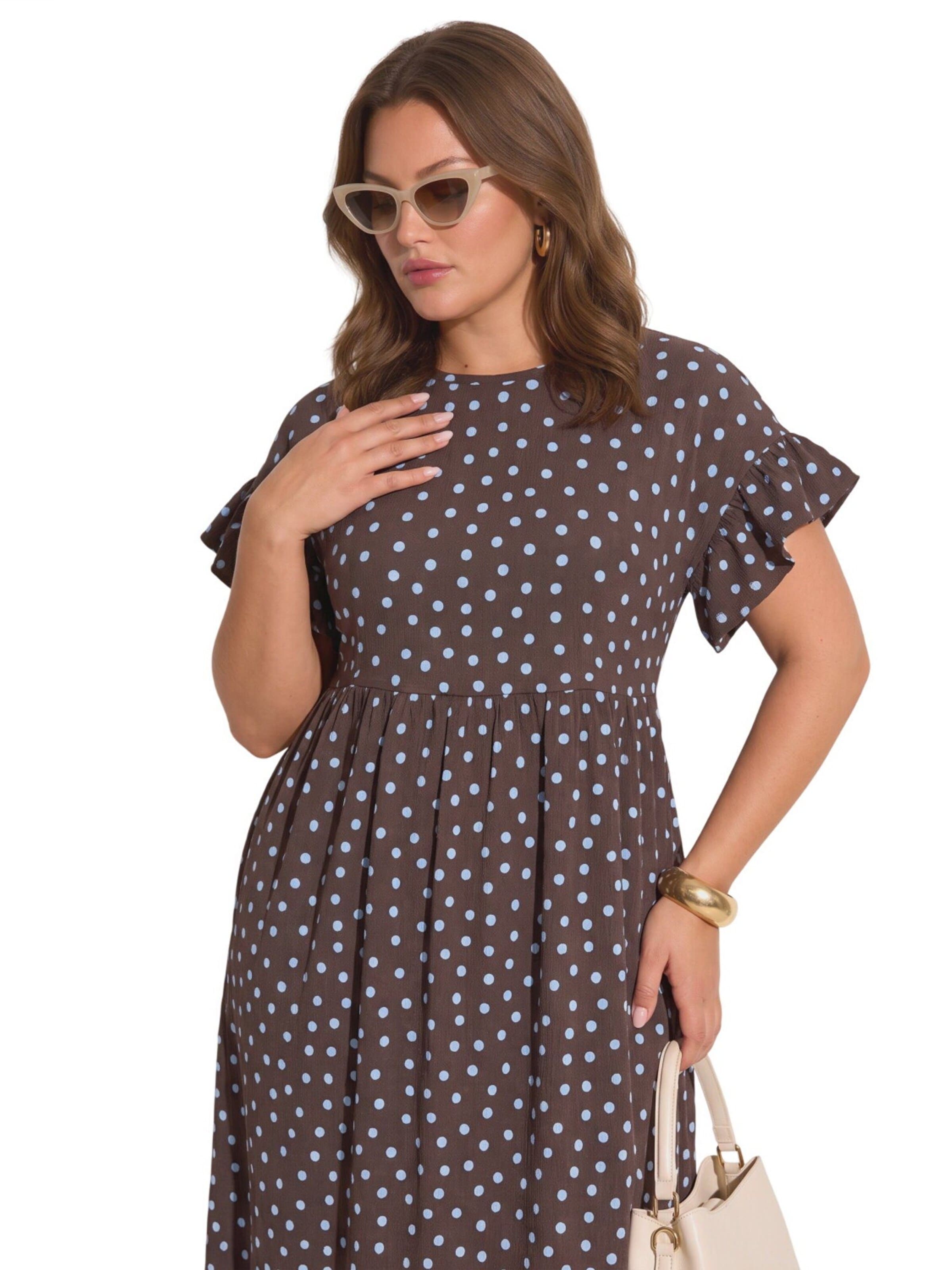 Shape Of You Dress in Brown