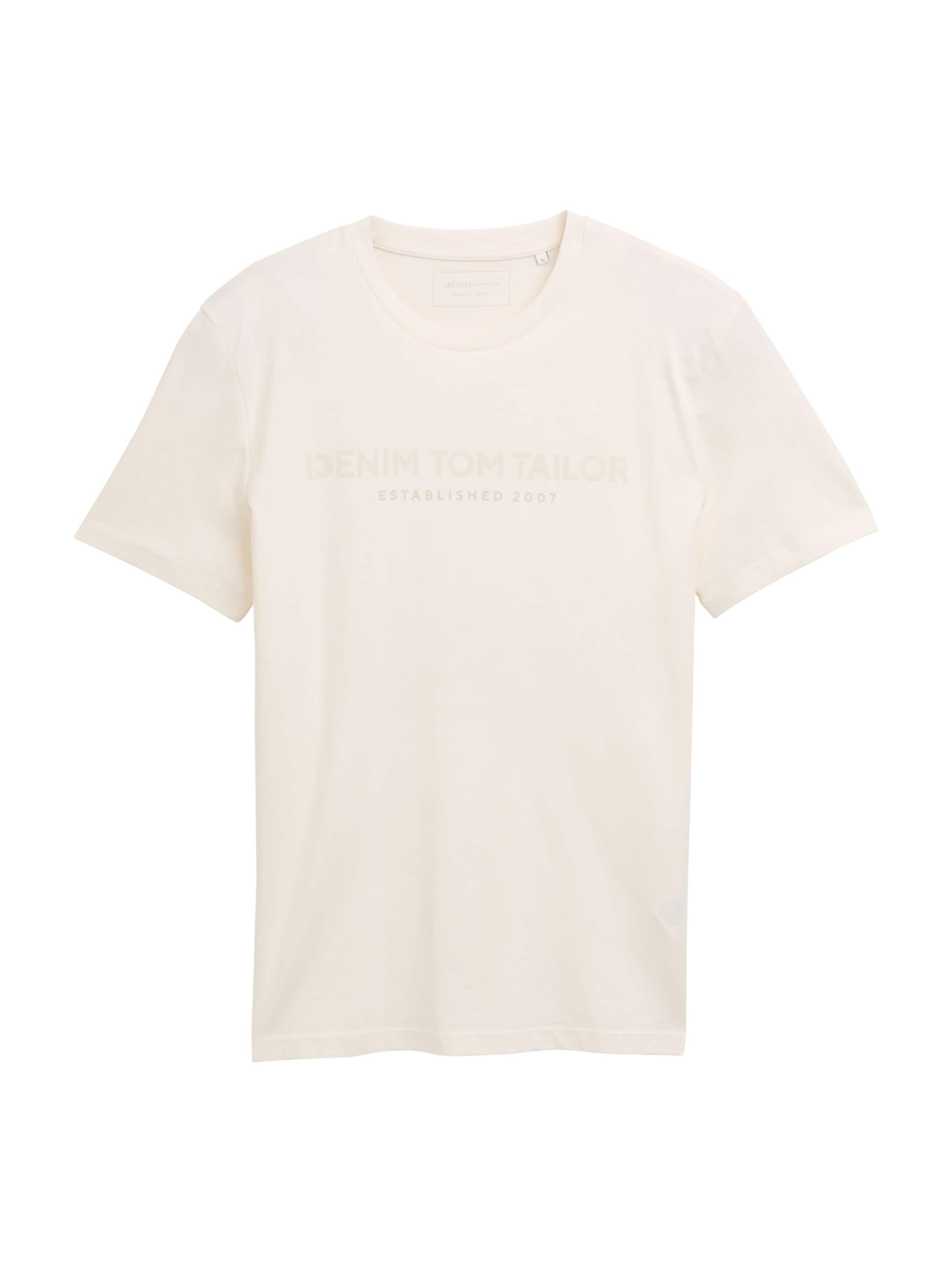 TOM TAILOR DENIM Shirt in White: front