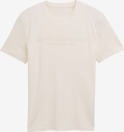 TOM TAILOR DENIM Koszulka w kolorze zielony / offwhitem, Podgląd produktu