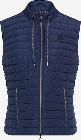 Olsen Vest in Blue: front