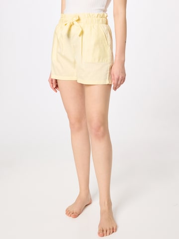 ESPRIT - Pantalón de pijama en amarillo: frente