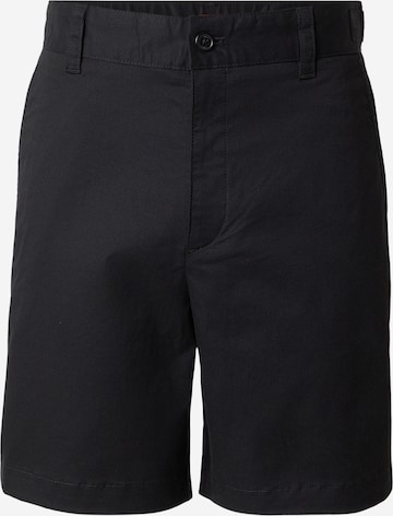 juoda HUGO Standartinis „Chino“ stiliaus kelnės 'Genar261S': priekis