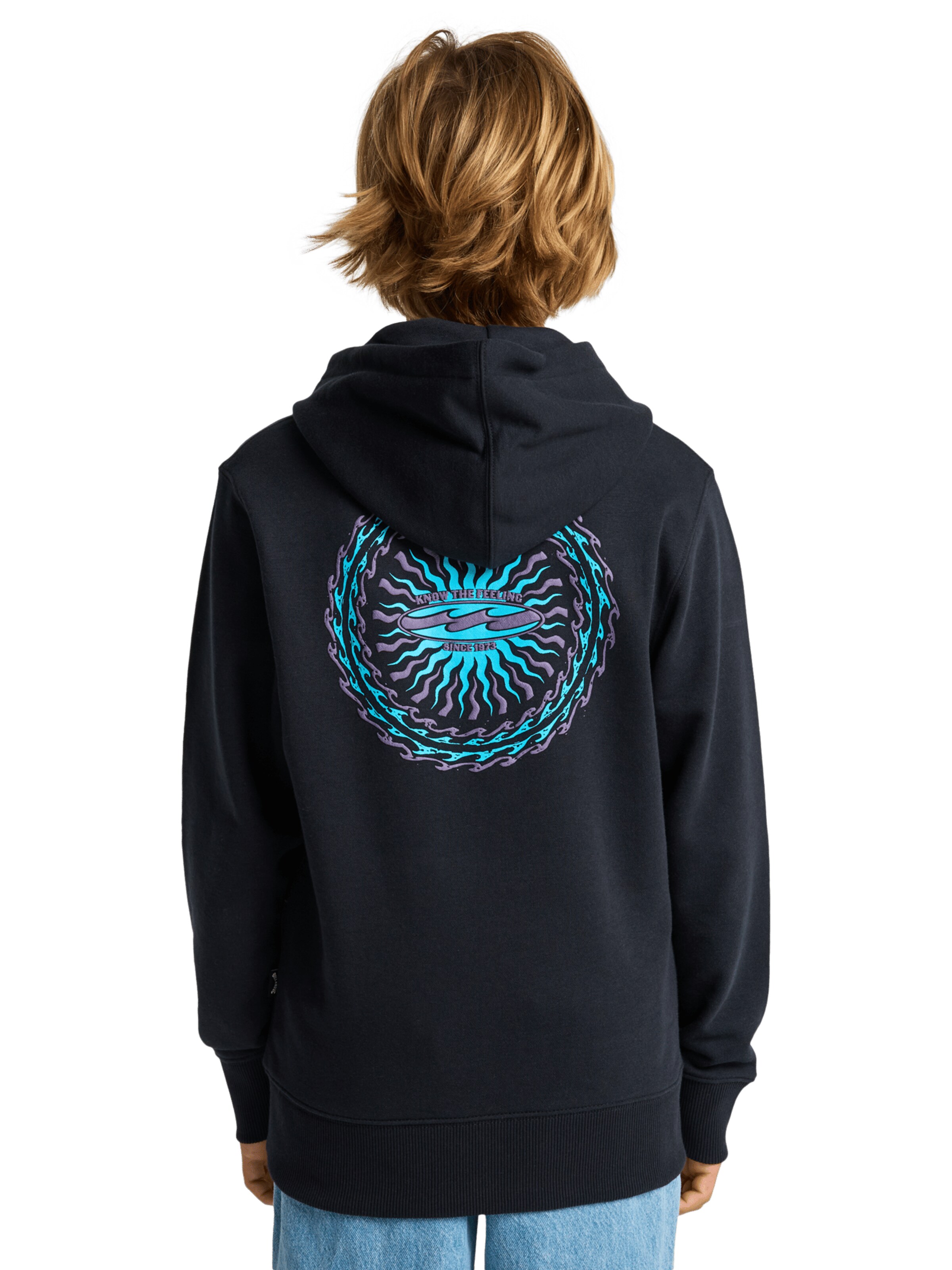 BILLABONG Sweatshirt 'Foundation' in Black: front