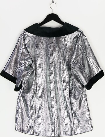 Alfredo Pauly Kunstlederjacke L in Silber