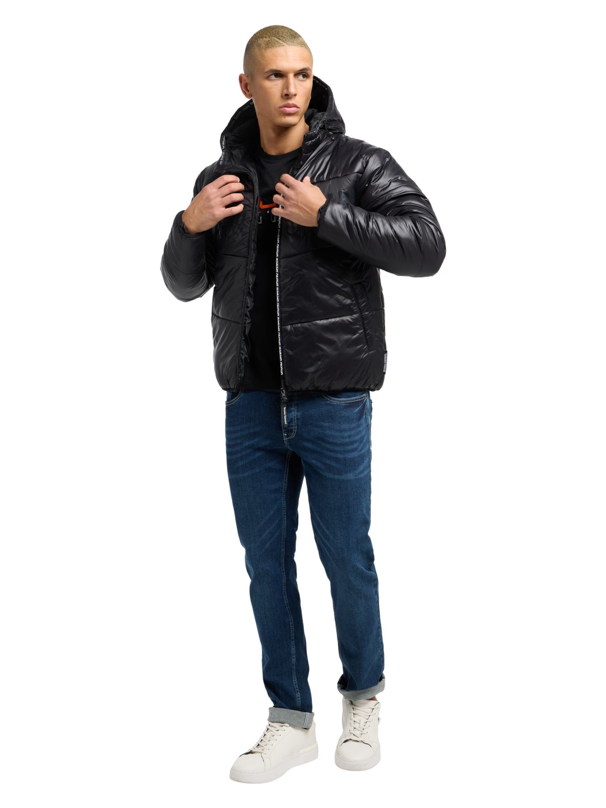 Bruno Banani Between-season jacket 'Conner' in Black