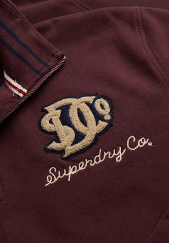 Sweat-shirt 'Vintage Athletic' Superdry & Co en rouge