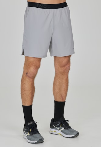ENDURANCE Regular Workout Pants 'Air' in Grey: front
