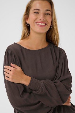 Kaffe Bluse 'KAStina' i brun