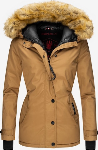 NAVAHOO Winter Jacket 'Laura' in Beige: front