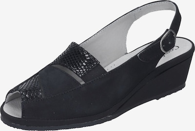 Comfortabel Sandale 'Komfort' in schwarz, Produktansicht