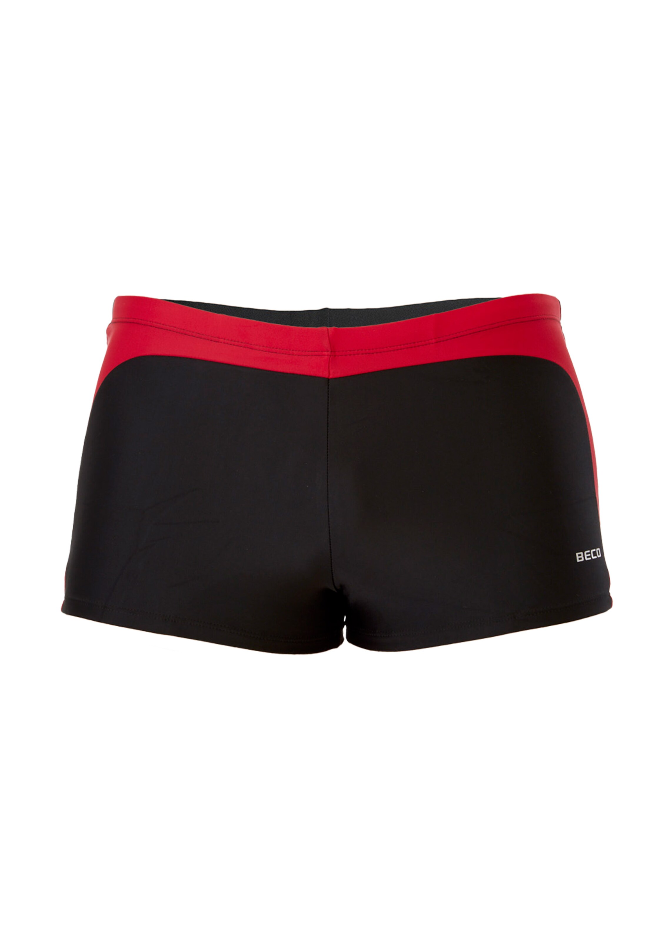 BECO the world of aquasports Zwembroek 'Side Flash' in de kleur Rood / Zwart, Productweergave
