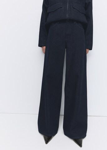 MANGO Wide leg Jeans 'Rain' in Blue: front