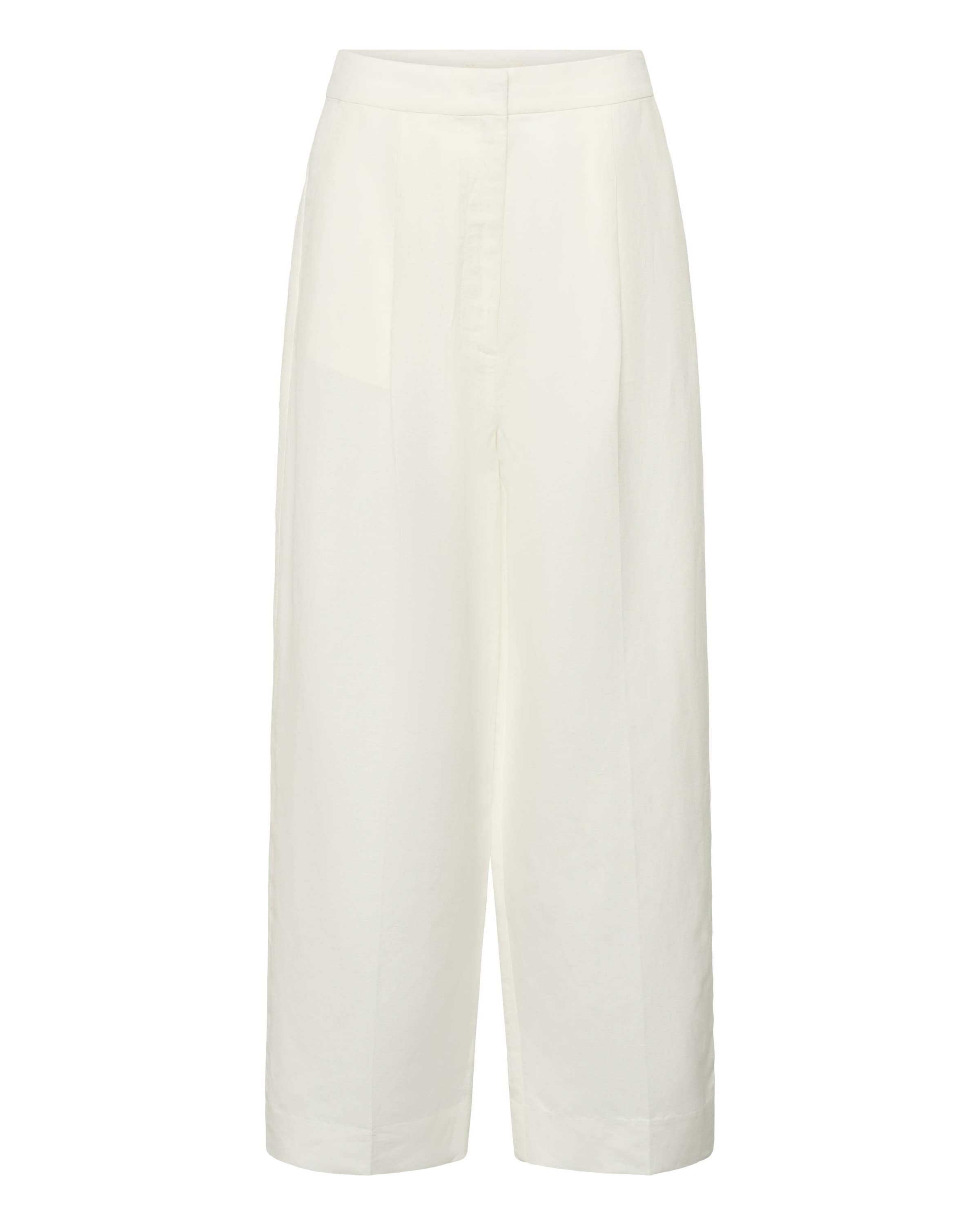 Regular Pantalon 'Ragna' SOAKED IN LUXURY en blanc : devant